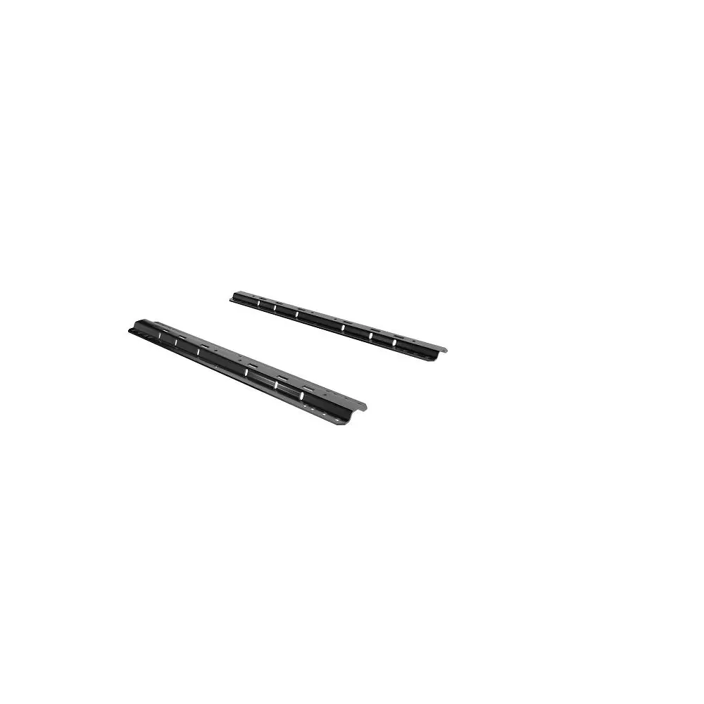 Curt Universal 5th Wheel / Gooseneck Rails Only - 10 Bolt Style - Gloss Black - 16104